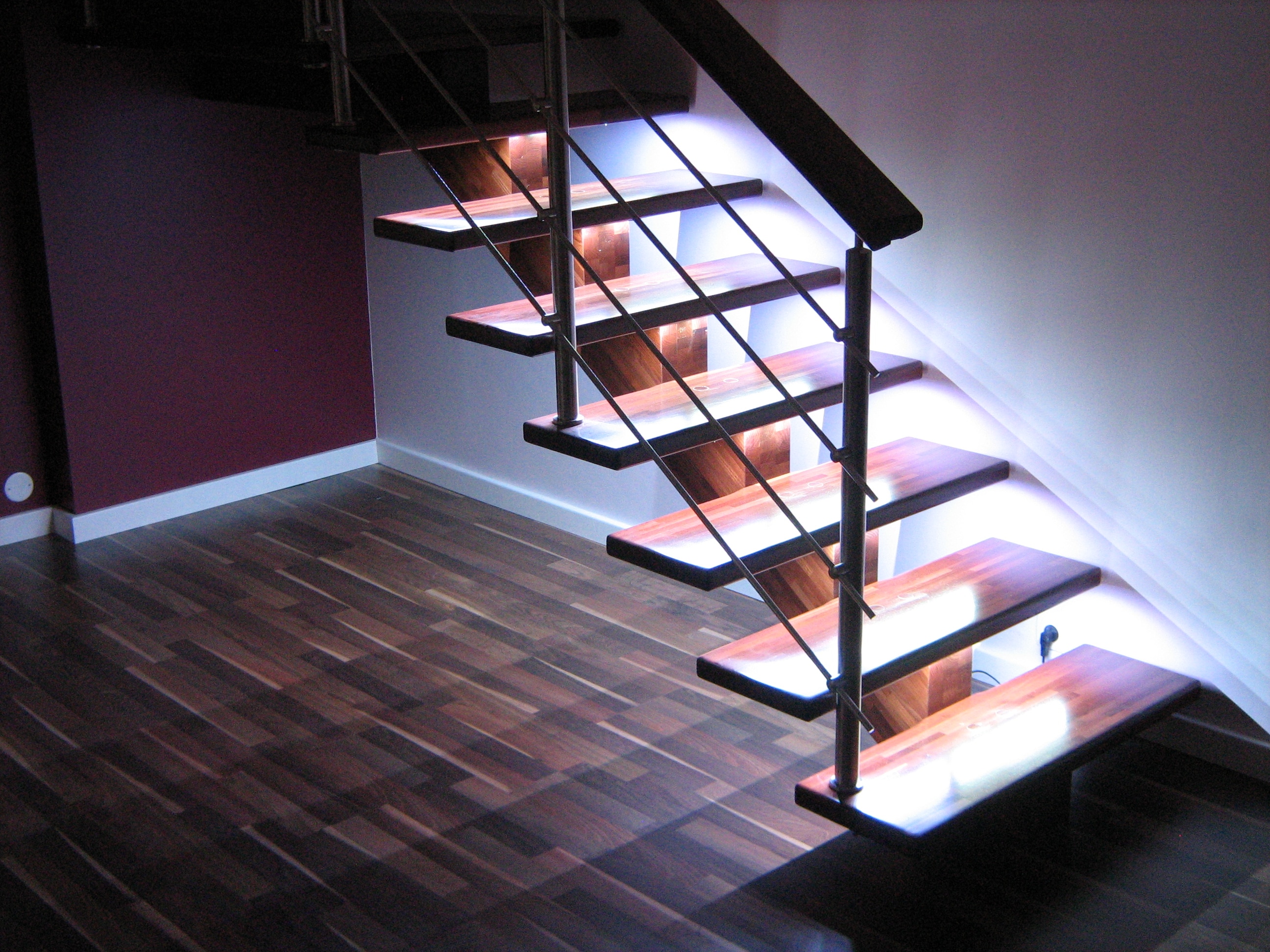 Escalier Led - Technobois Guadeloupe